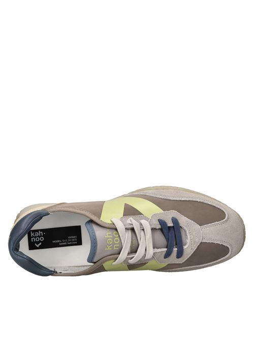Sneakers in camoscio ecopelle e tessuto KEH NOO | S00KM9313KHAKY-LIME-AVIO